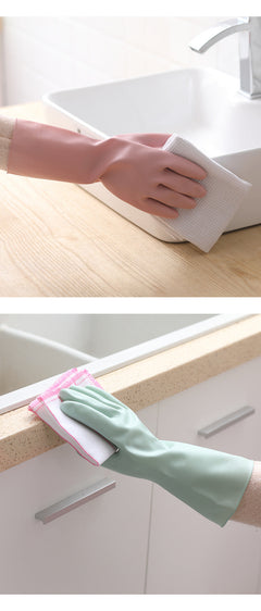 Gloves for washing dishes and cleaning surfaces