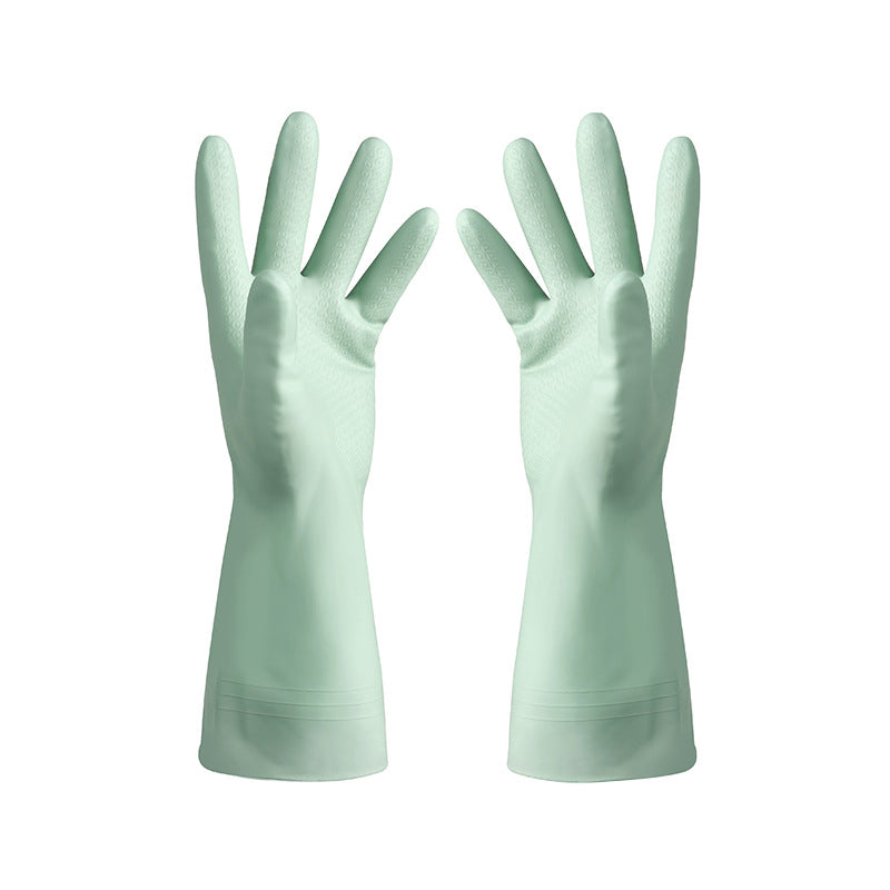 Household dishwashing gloves in vibrant colours