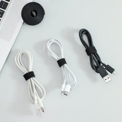 Various lengths of cable organiser displayed