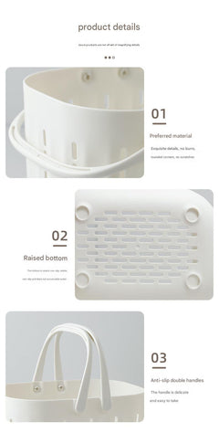 Stylish handheld shower basket 6
