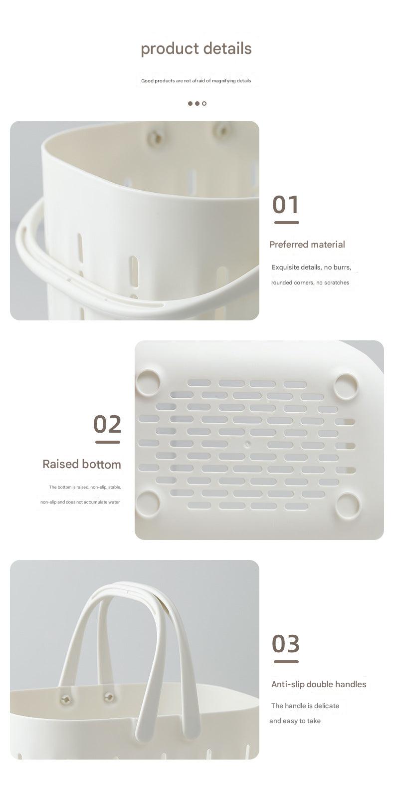 Stylish handheld shower basket 6