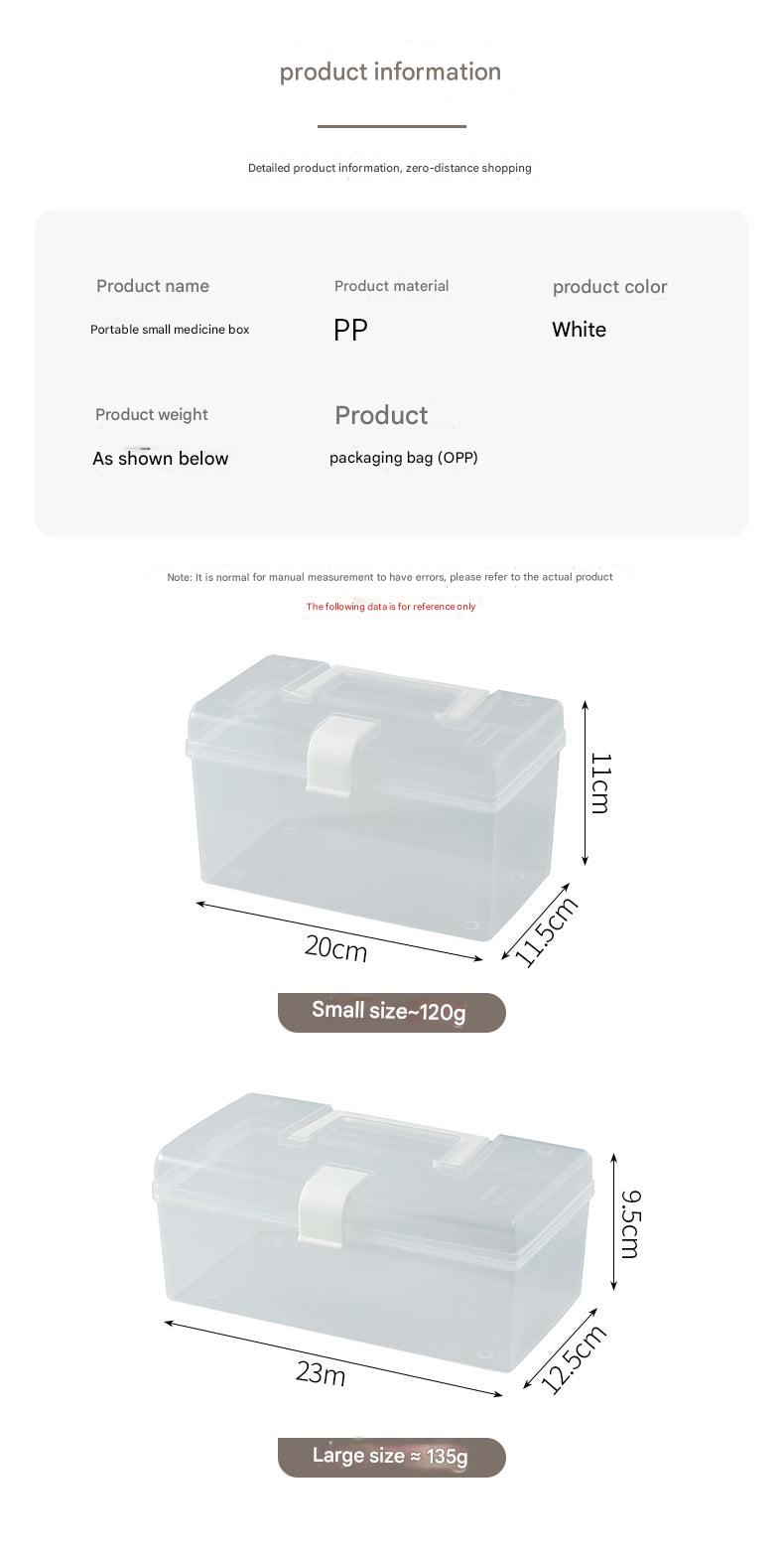 Clear storage box ideal for decluttering
