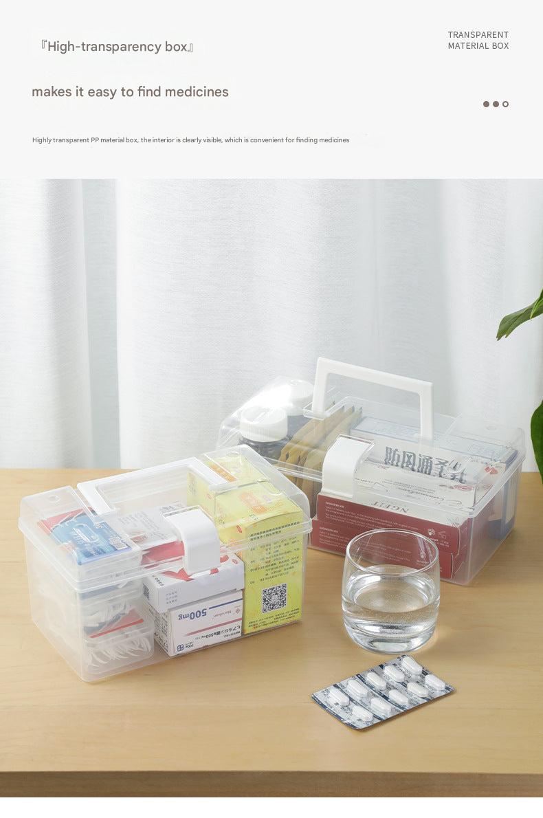 Multi-Purpose Transparent Plastic Storage Box front view