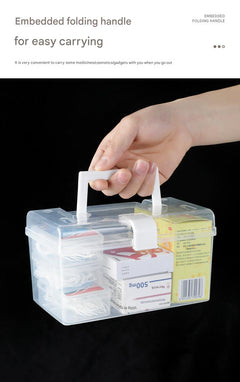 Durable plastic organizer for home and office