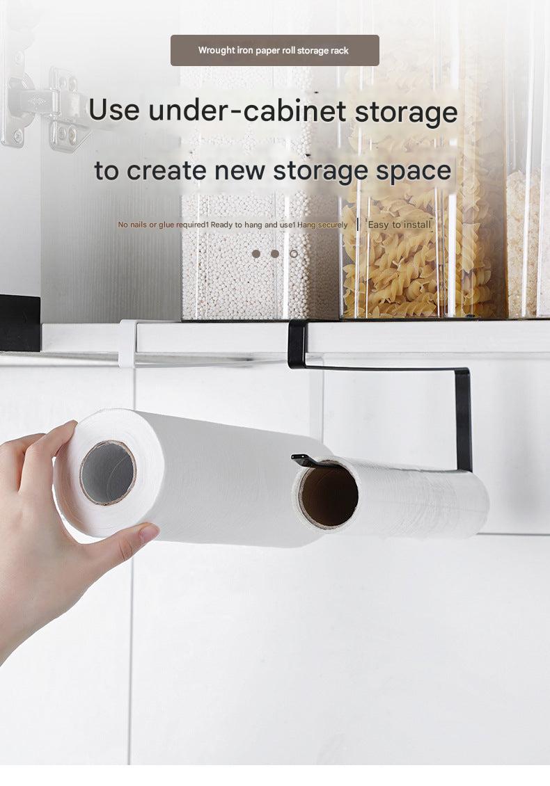 contemporary paper towel rack