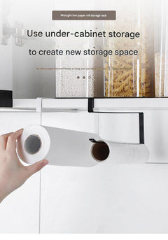 contemporary paper towel rack
