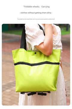 Lightweight push-pull trolley for easy transport