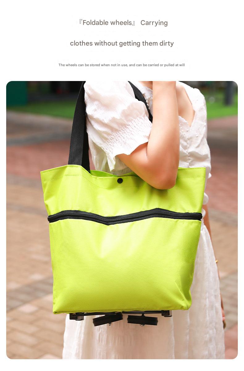 Lightweight push-pull trolley for easy transport