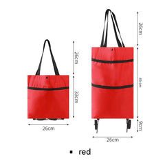 Lightweight push-pull trolley for easy transport