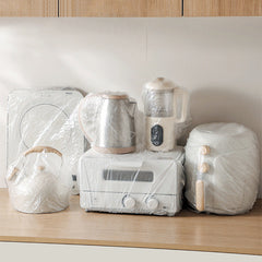 Thick disposable plastic cover for kitchen appliance