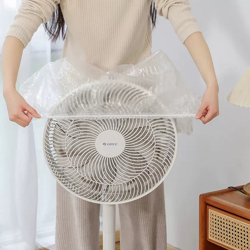 Fryer covered with a universal dust cover
