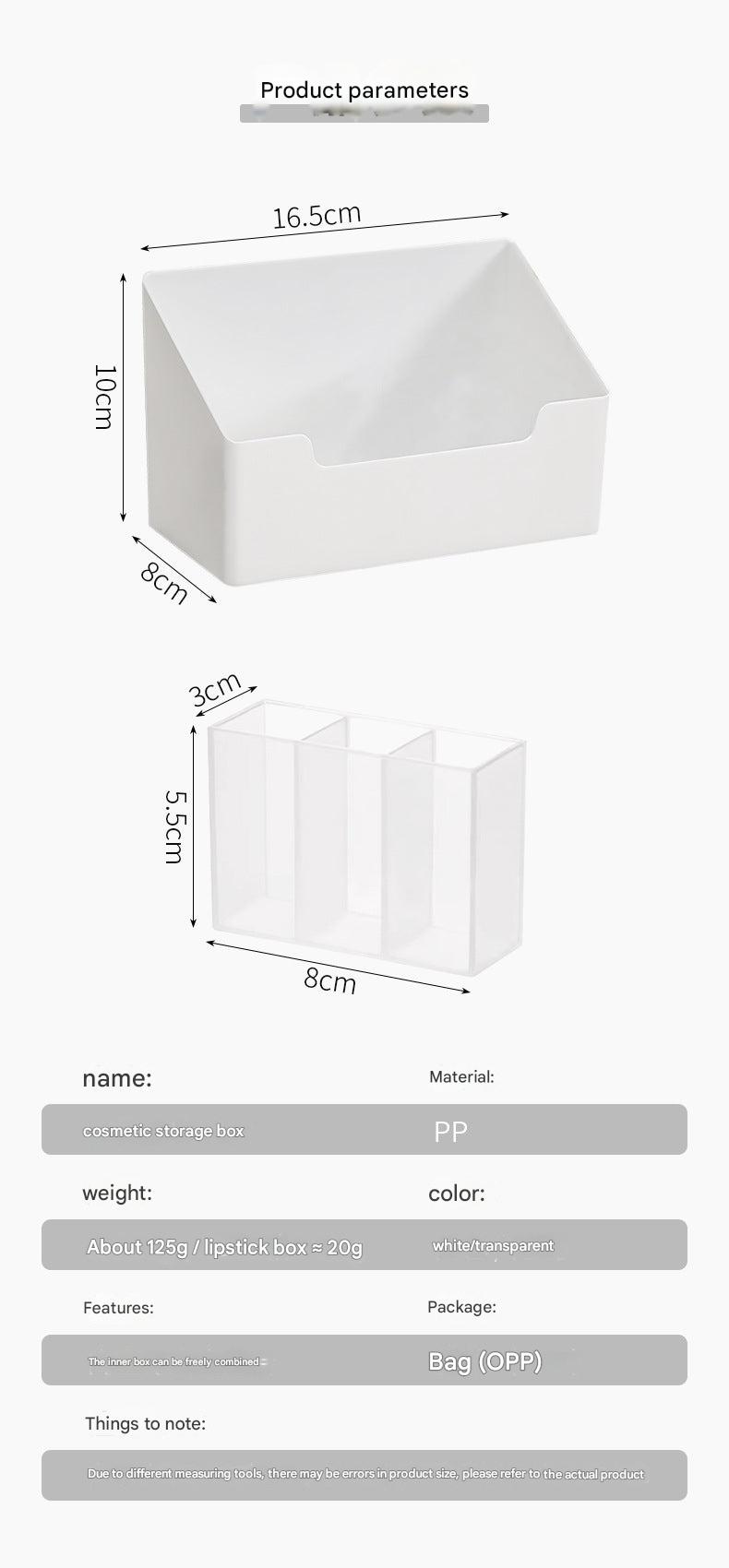 Elegant wall storage box with open design