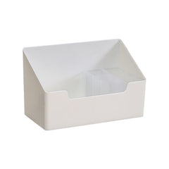 Close-up view of transparent storage box