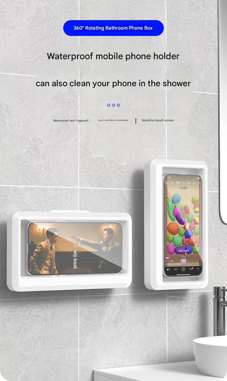 Image showcasing phone holder's strong adhesive feature