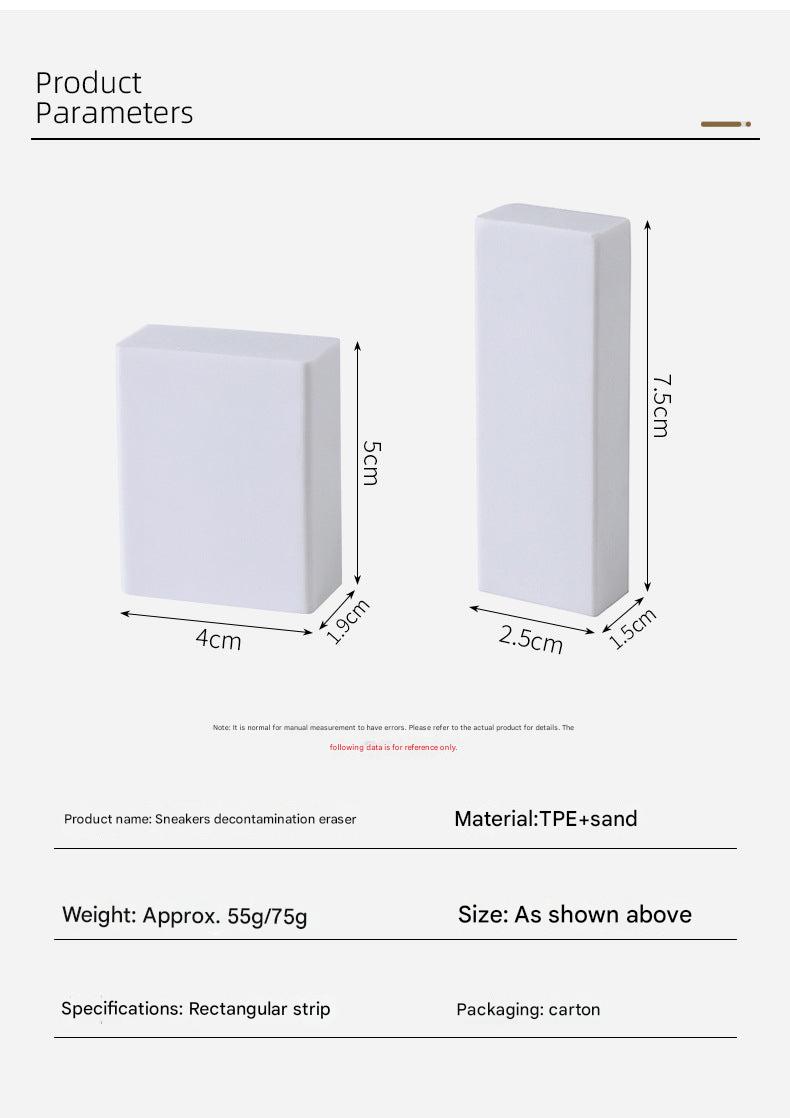 Effective Suede Rubber Shoe Cleaner Eraser front view