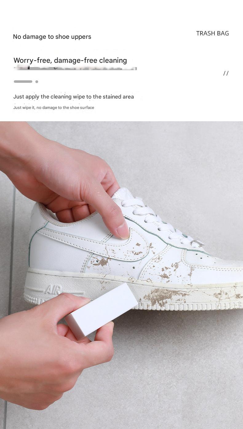 Effective scuff removal with the shoe cleaning tool