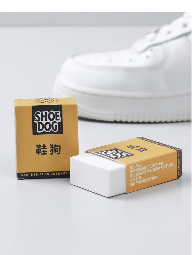 Suede rubber cleaner eraser on a stylish background