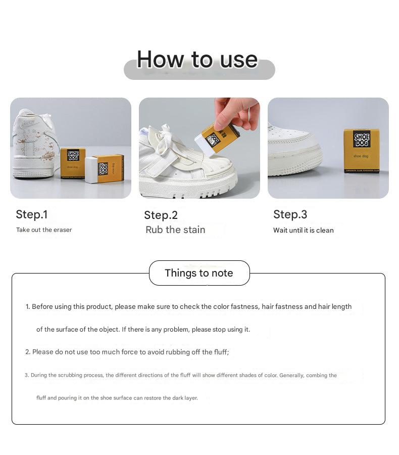 Effective Suede Rubber Shoe Cleaner Eraser front view