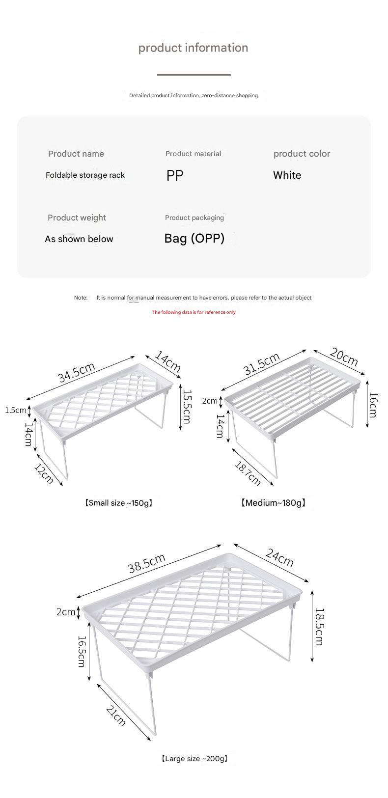 Collapsible storage rack in modern design