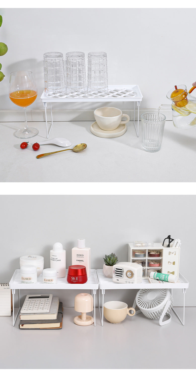 Image of collapsible storage rack for kitchen