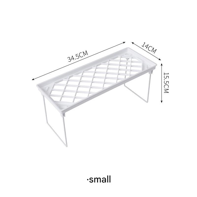 Durable PP storage rack on a counter