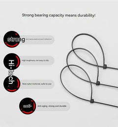 Cable ties in a home office setting