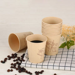 Sustainable Bamboo Fiber Disposable Cups Image 2