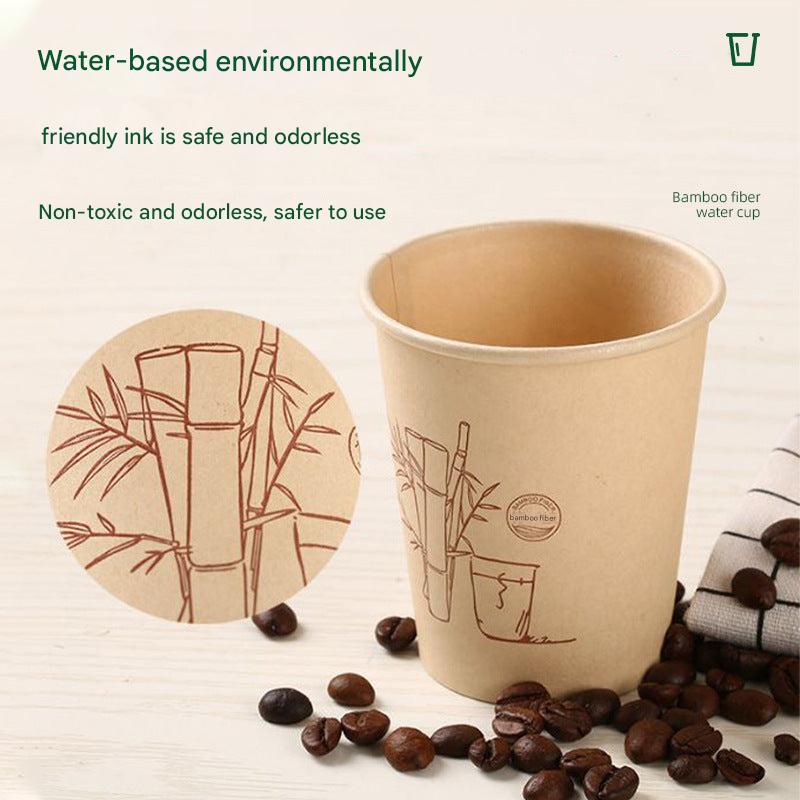 Sustainable Bamboo Fiber Disposable Cups Image 3