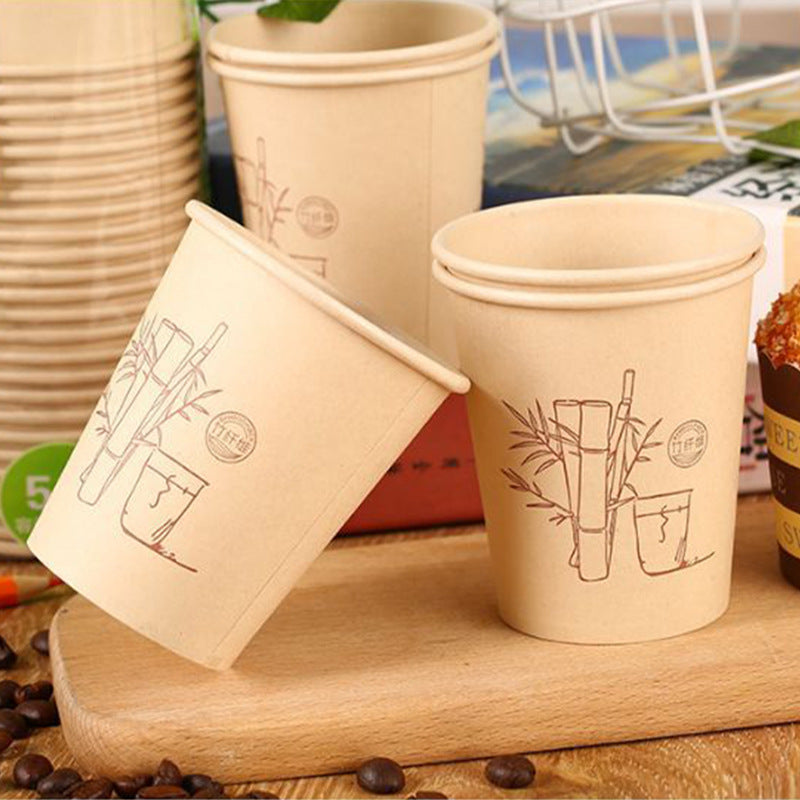 Sustainable Bamboo Fiber Disposable Cups Image 4