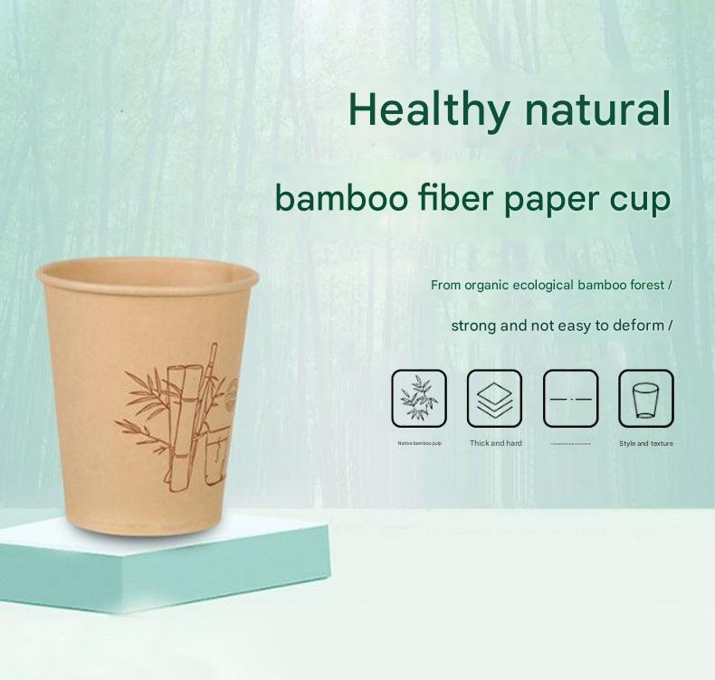 Sustainable Bamboo Fiber Disposable Cups Image 9