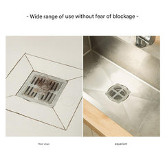 Bathroom filter mat preventing clogs