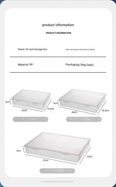 Ultimate Document Organizer Box in light colour