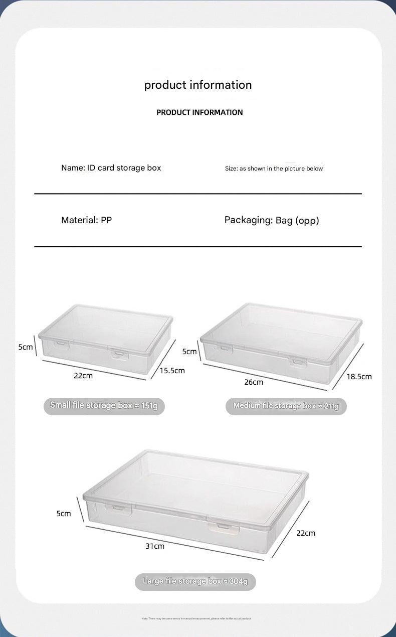 Ultimate Document Organizer Box in light colour