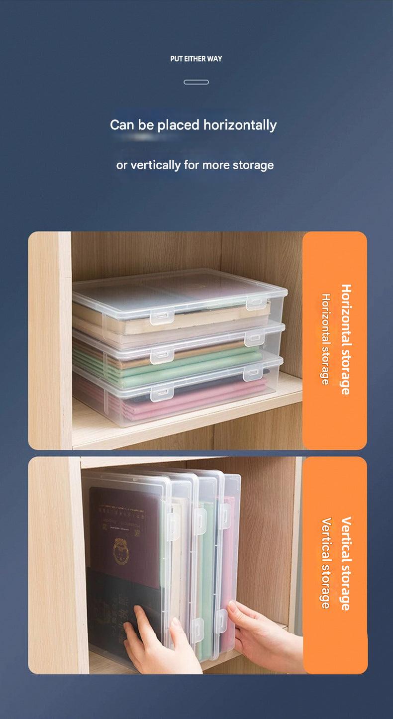 Document organiser in modern home setting