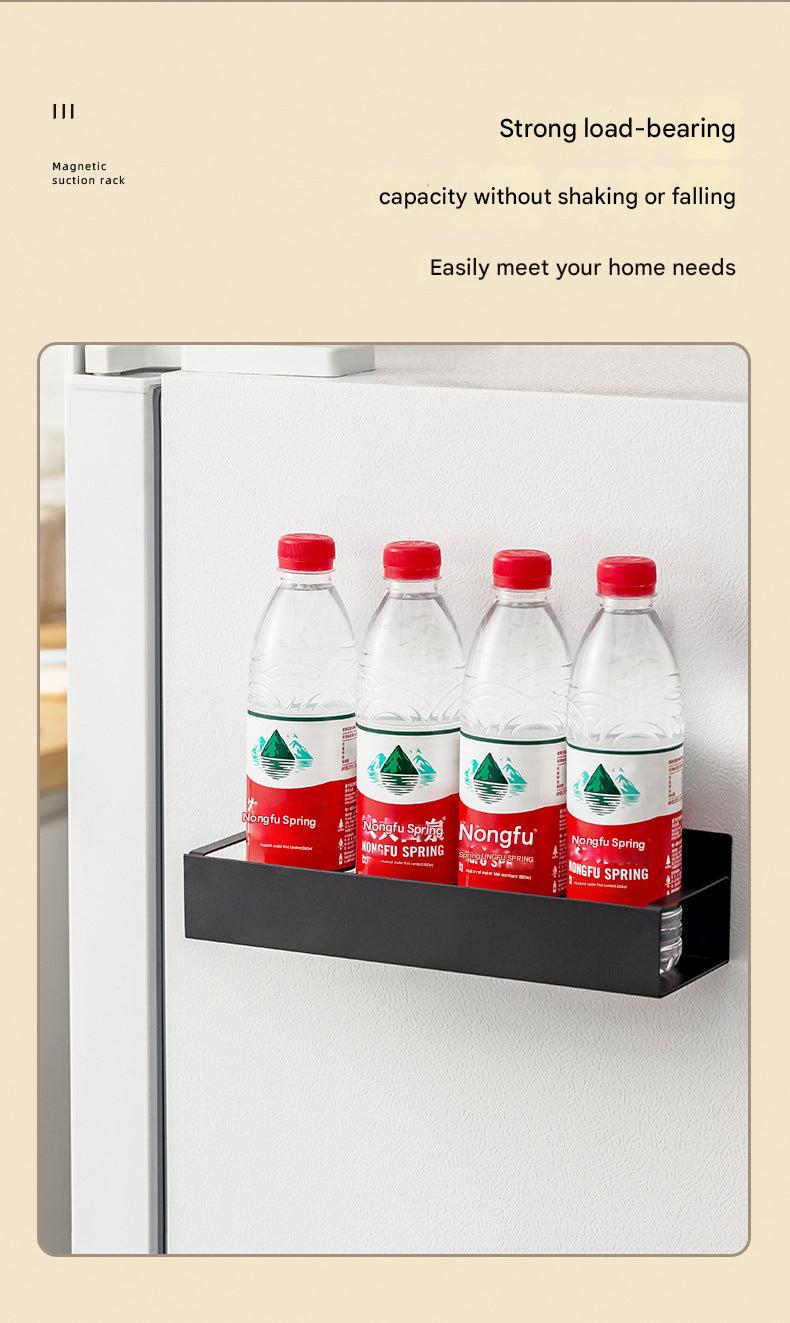 Kitchen utensils arranged on a magnetic organiser