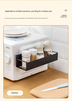 Carbon steel magnetic organiser in use