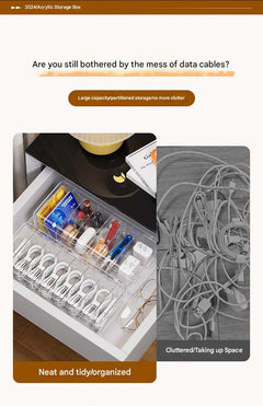Cable Management Box on Office Table
