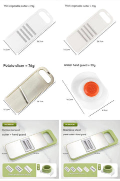 stainless steel grater on white background