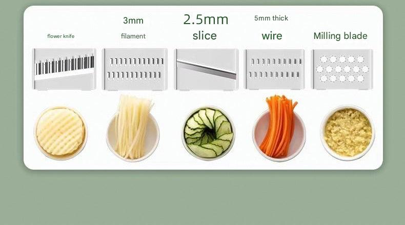 grater with ingredients for meal prep