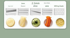 grater with ingredients for meal prep