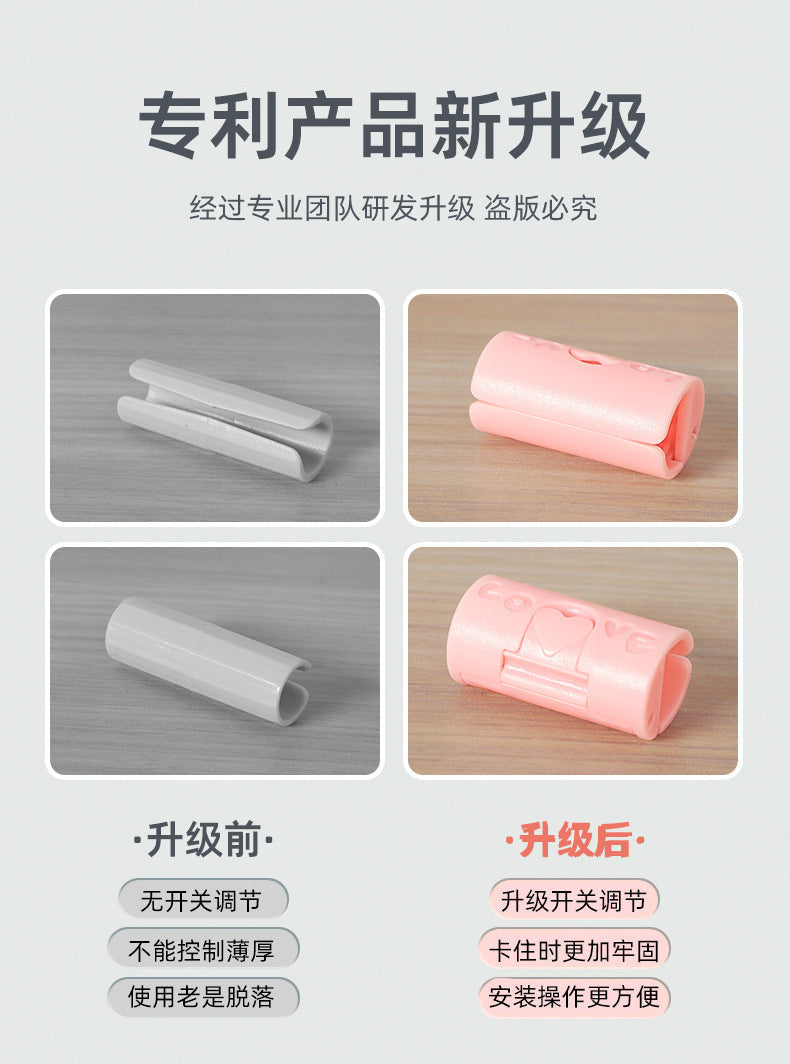 Non-slip bed sheet fastener blue clip image