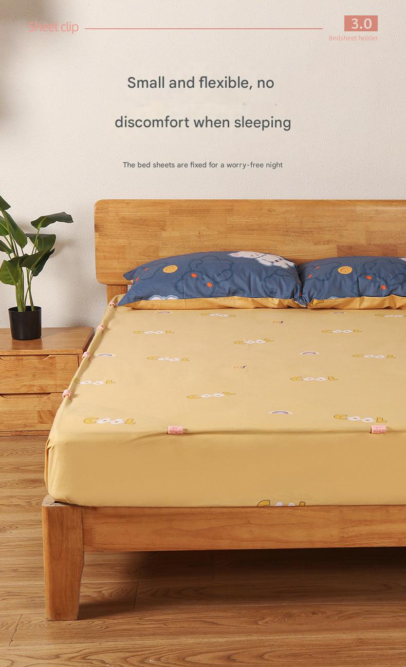 Non-slip bed sheet fastener stylish design image