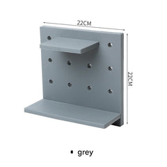 Versatile wall-mounted storage rack in kitchen