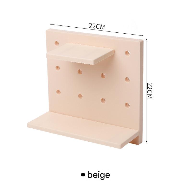Stylish plastic rack in living room