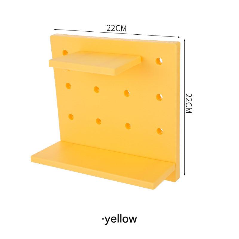 Organised bathroom storage with racks