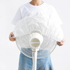 Stylish PEVA dust cover for floor fan - flower design