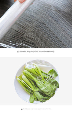 Convenient Easy-Tear Food Preservation Wrap