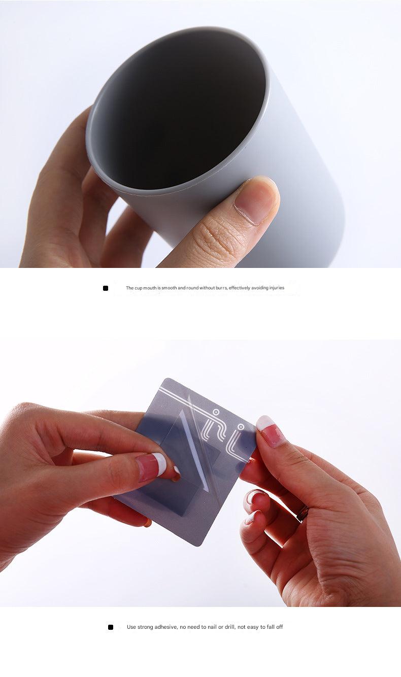 Functional toothbrush holder with modern design