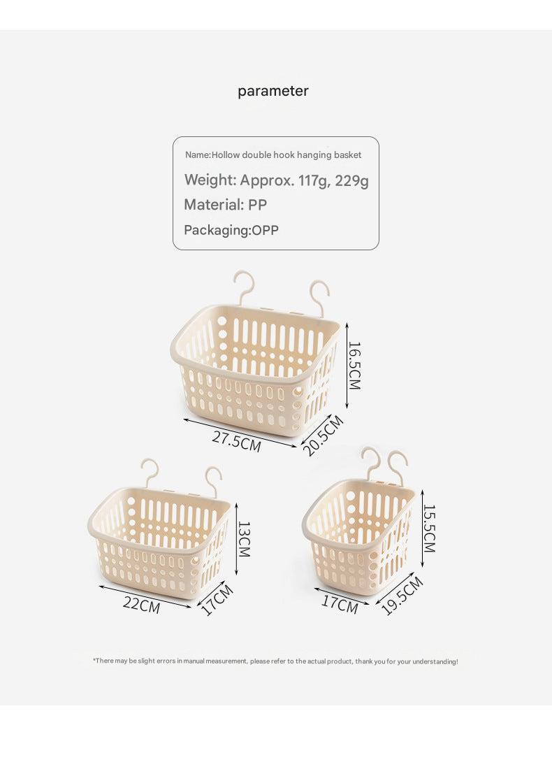 Storage basket organiser for toiletries and cosmetics
