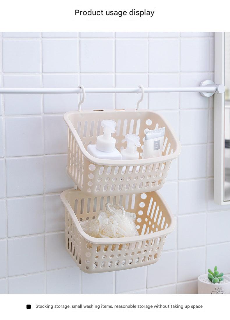 Durable PP wall-mounted basket for effective storage